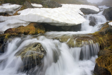  waterfall in Ukraine - on the Prut River