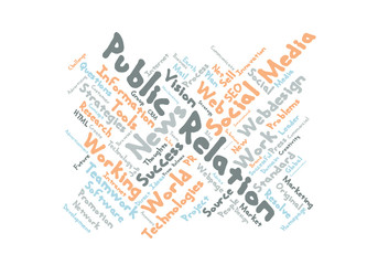 Public Relation word cloud
