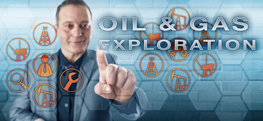 Happy Manager Pushing OIL & GAS EXPLORATION