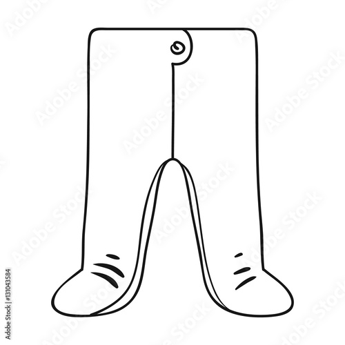 Download "Baby romper icon in outline style isolated on white ...