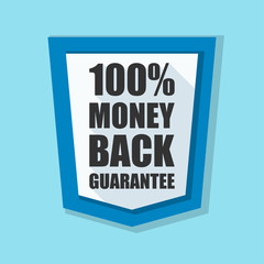 100% Money Back Guarantee shield
