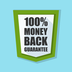 100% Money Back Guarantee shield
