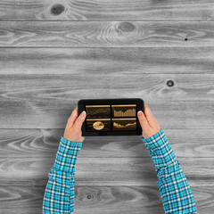 Using financial application