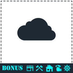 Cloud icon flat