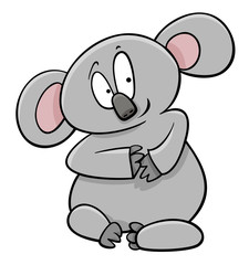 koala cartoon animal character