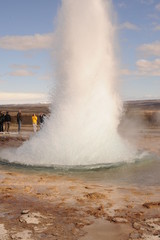 iceland geyser hot spring