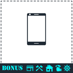 Smartphone icon flat