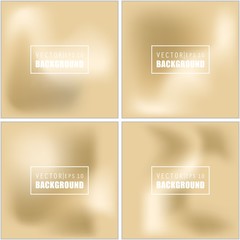 Abstract Creative concept vector multicolored blurred background set. For Web and Mobile Applications, art illustration template design, business infographic and social media, modern decoration