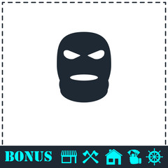 Mask icon flat