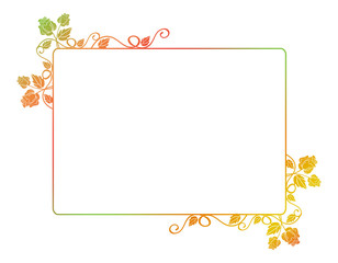 Beautiful frame with roses silhouettes.