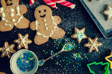 Christmas cookies concept