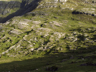 Mamean, a fine pass through the Maumturk mountains in Connemara