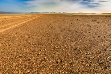 Hamada desert near Ouarzazate in Morocco