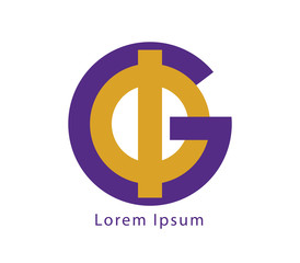 Phi and G Logo Design