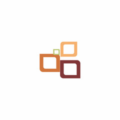 abstract square logo