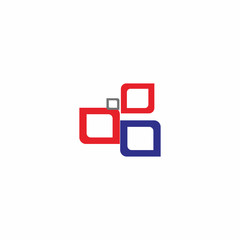abstract square logo