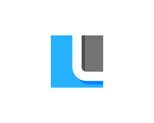 Letter L Square Logo Design Template Element