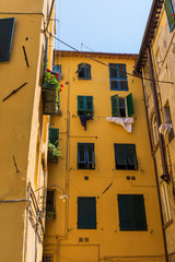 old buildings in Lucca, Italy