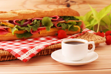 おいしそうなハンバーガー
