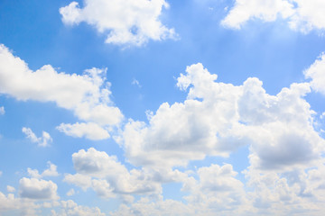 Obraz na płótnie Canvas Clouds with blue sky background.