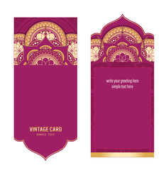 template card with abstract background, vector design