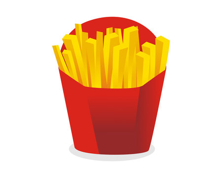 recommend clip art: French fries food