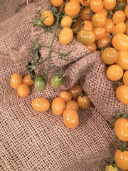 Yellow cherry tomatoes