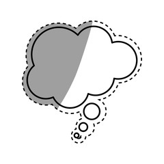 Bubble comic speakbox icon vector illustration graphic
