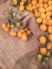 Yellow cherry tomatoes