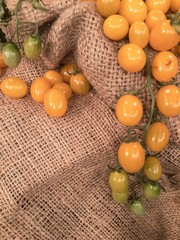 Yellow cherry tomatoes