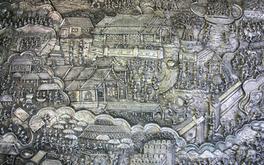 Thai Art made of silver