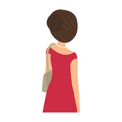 Young woman body icon vector illustration graphic design
