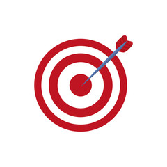 Isolated target dartboard icon vector illustration graphic design