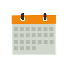 Isolated calendar date icon vector illustration graphic design