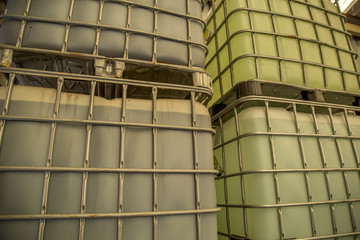 Obraz premium container quimico