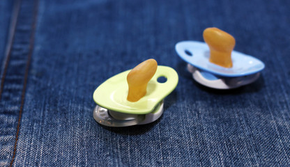 Baby s pacifies. Toys for sleep.