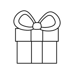 Isolated gift box icon vector illustration graphic design