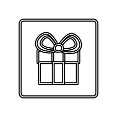 Isolated gift box icon vector illustration graphic design