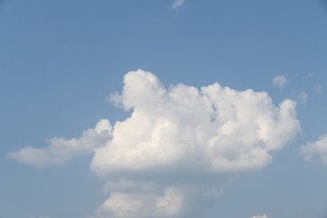 Blue sky with cloud