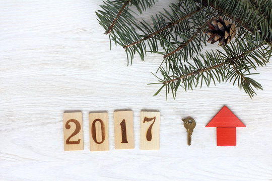 cherished desire/ key from your own home in 2017 under the Christmas tree 