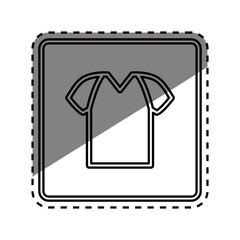 Tshirt basic wear icon vector illustration graphic design