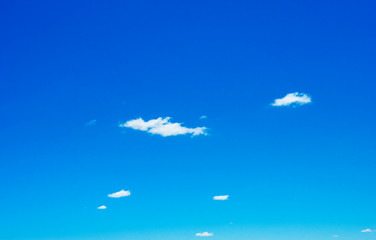 clouds in the blue sky