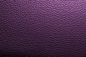Purple leather texture or leather background. Leather sheet for making leather bag, leather jacket, furniture and other. Abstract leather pattern for design with copy space for text or image.