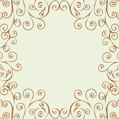 Vintage postcard place for a label. 