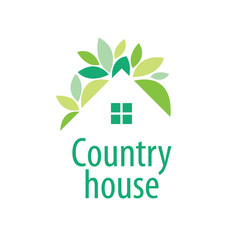 vector logo house