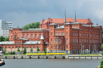 Szczecin - budynek dyrekcji poczty. 