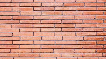Obraz premium Brick wall texture, brick wall background for interior or exterior design with copy space for text or image.