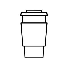 Coffee outline digital icon