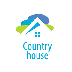 vector logo house