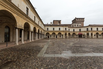 Obraz premium Palazzo Ducale on Piazza Castello in Mantua - Italy